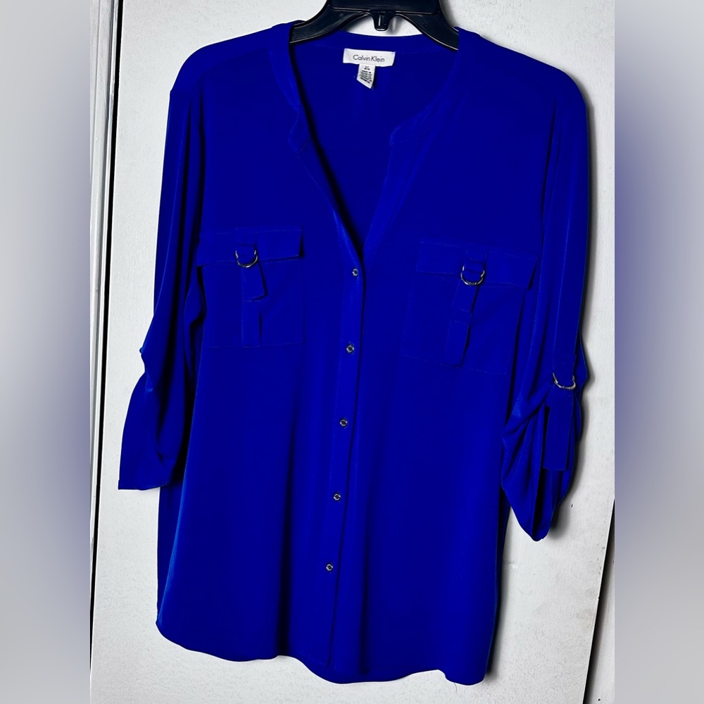 Calvin Klein Elegant Blue Women's Top